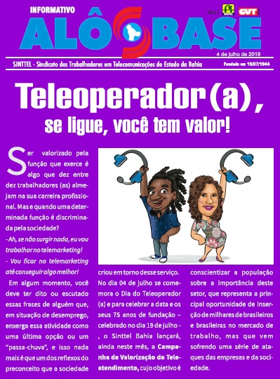 Teleoperador(a), você tem valor! l Sinttel Bahia fará campanha para valorização do teleatendimento 